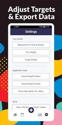 Weight Tracker Plus android App screenshot 1